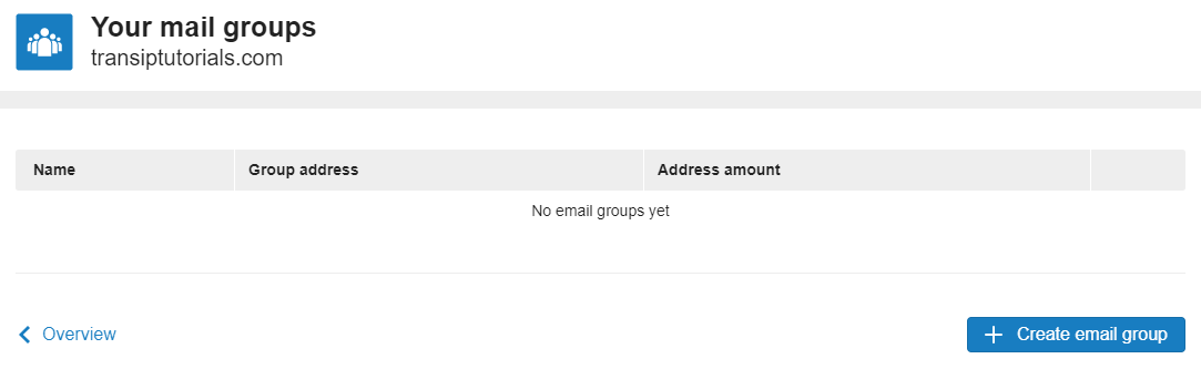 create mail group