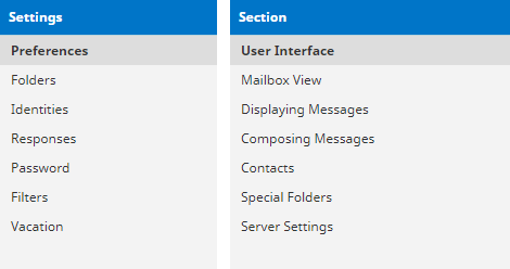 Klik op user interface