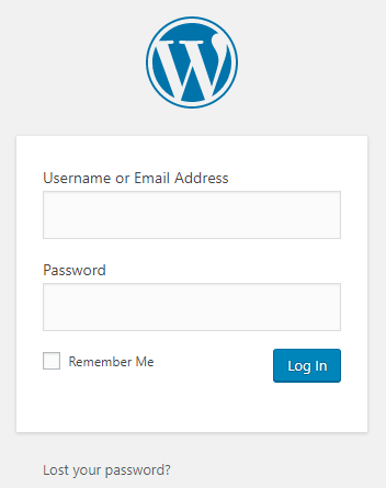 click lost your password